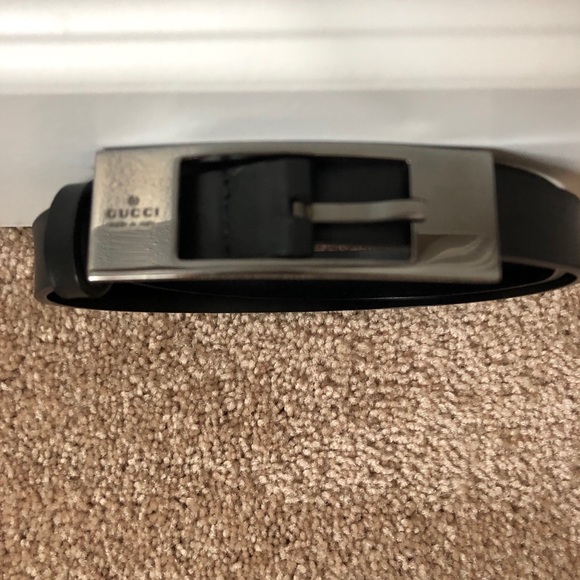 GUCCI Leather Belt, Black, 75/30 main image 6